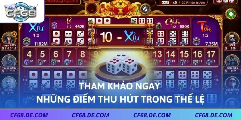 Tham khảo ngay những điểm thu hút trong thể lệ