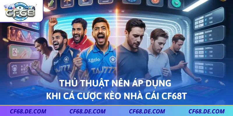 Thủ thuật nên áp dụng khi cá cược kèo nhà cái CF68